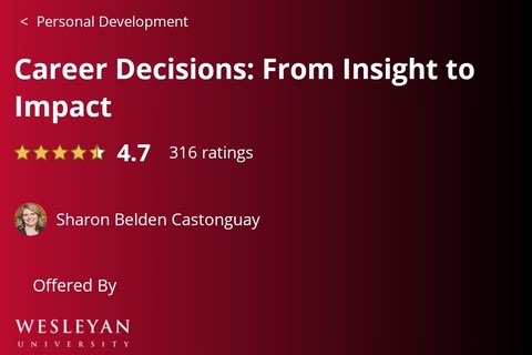 Career Decisions: From Insight to Impact